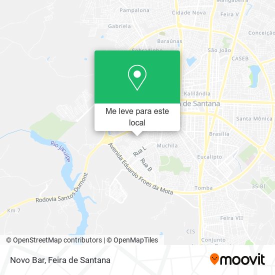 Novo Bar mapa