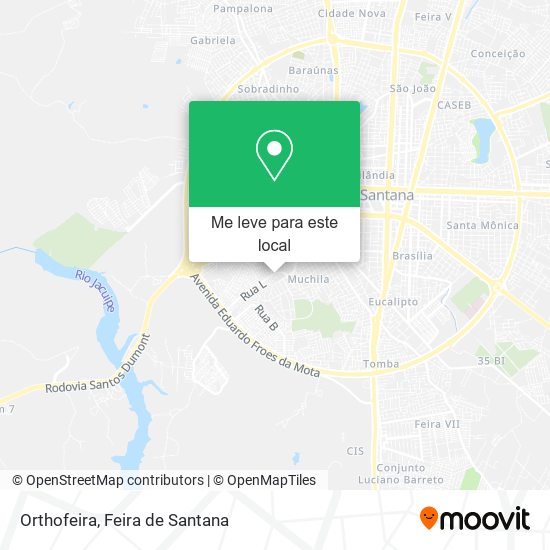 Orthofeira mapa