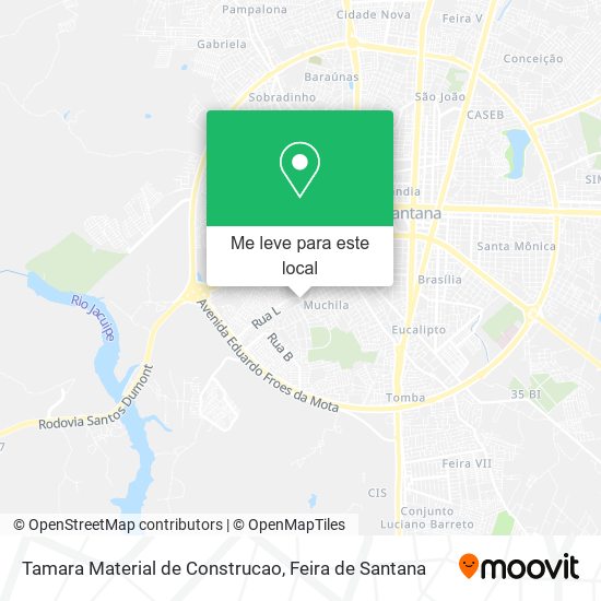 Tamara Material de Construcao mapa
