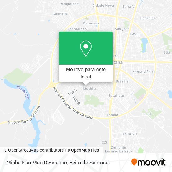 Minha Ksa Meu Descanso mapa