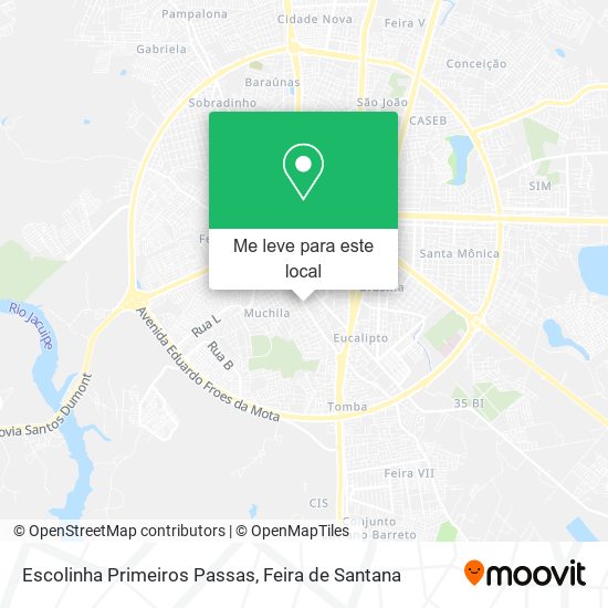 Escolinha Primeiros Passas mapa