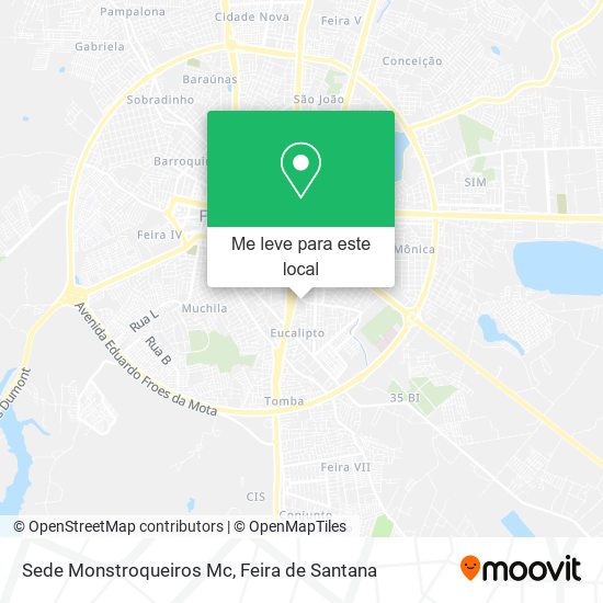 Sede Monstroqueiros Mc mapa