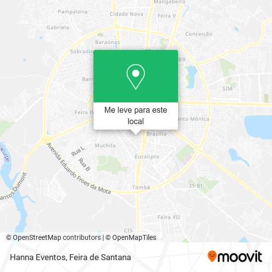 Hanna Eventos mapa