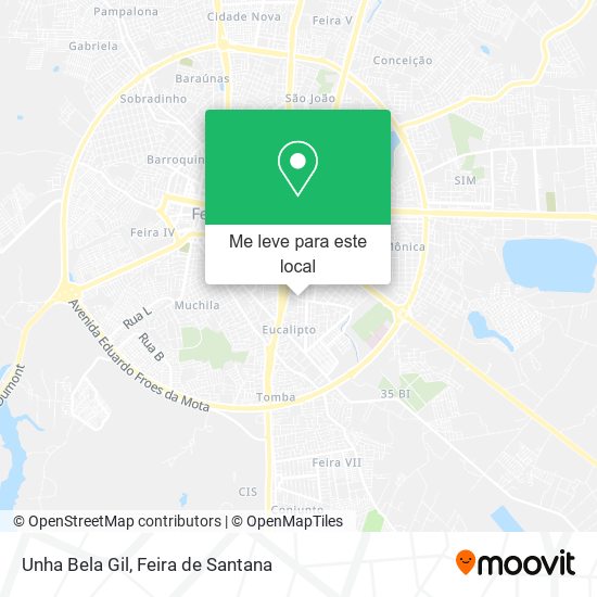 Unha Bela Gil mapa