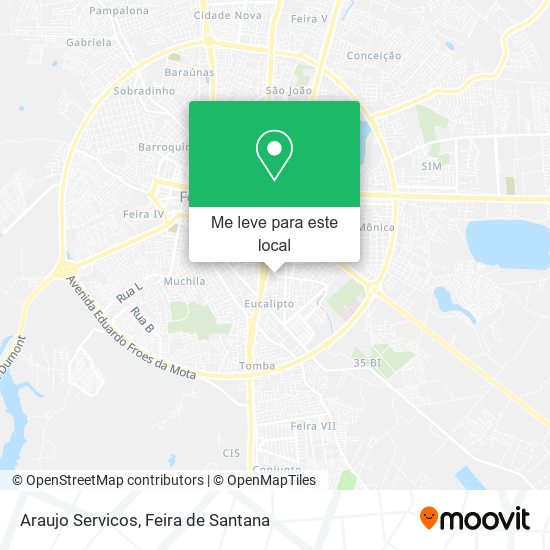 Araujo Servicos mapa
