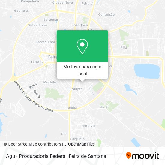 Agu - Procuradoria Federal mapa
