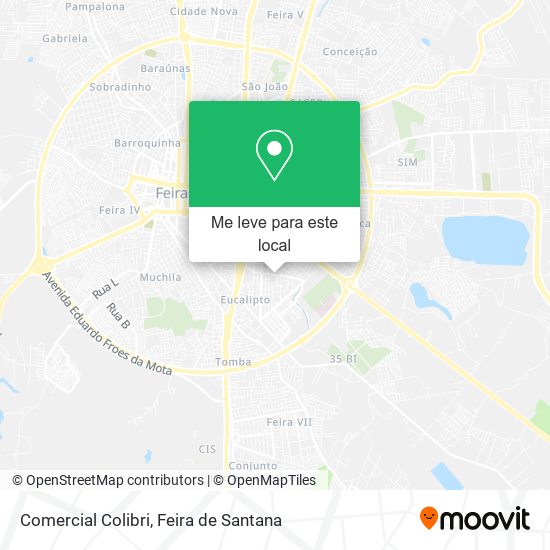 Comercial Colibri mapa