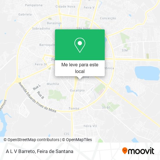 A L V Barreto mapa