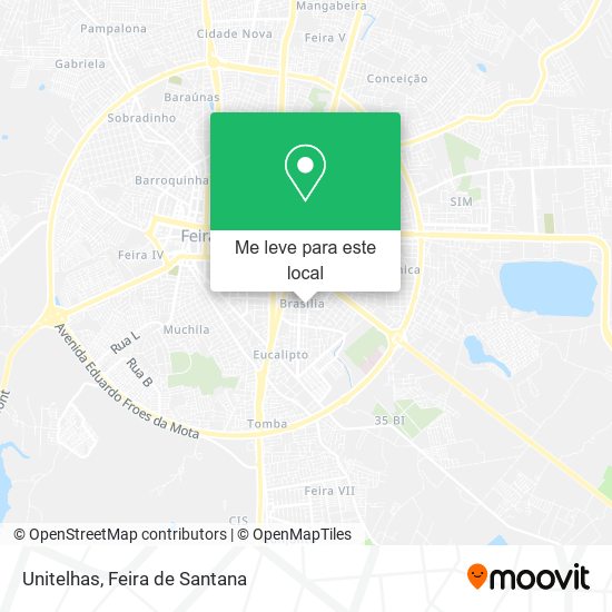 Unitelhas mapa