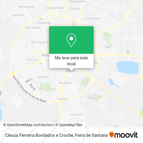 Cleuza Ferreira Bordados e Croche mapa