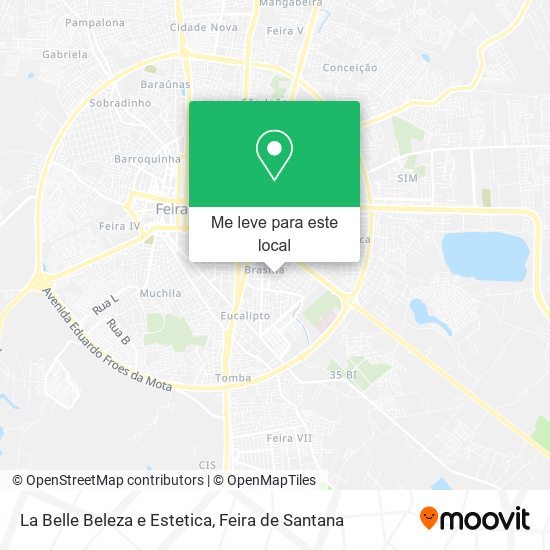 La Belle Beleza e Estetica mapa