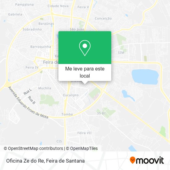 Oficina Ze do Re mapa