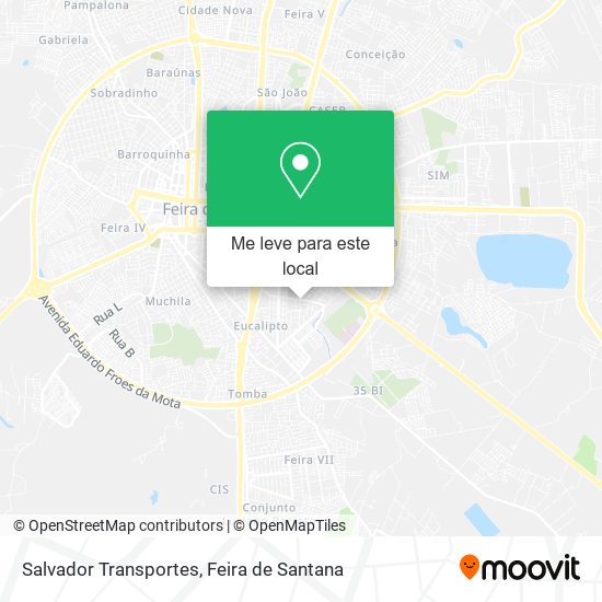 Salvador Transportes mapa