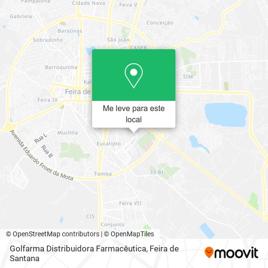 Golfarma Distribuidora Farmacêutica mapa