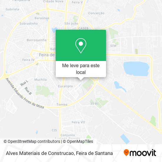 Alves Materiais de Construcao mapa