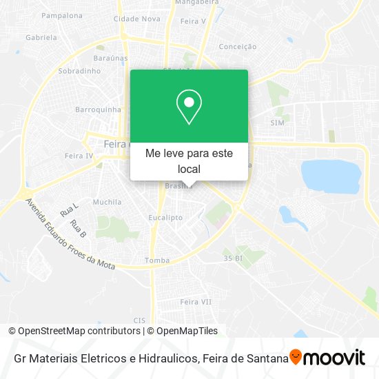 Gr Materiais Eletricos e Hidraulicos mapa