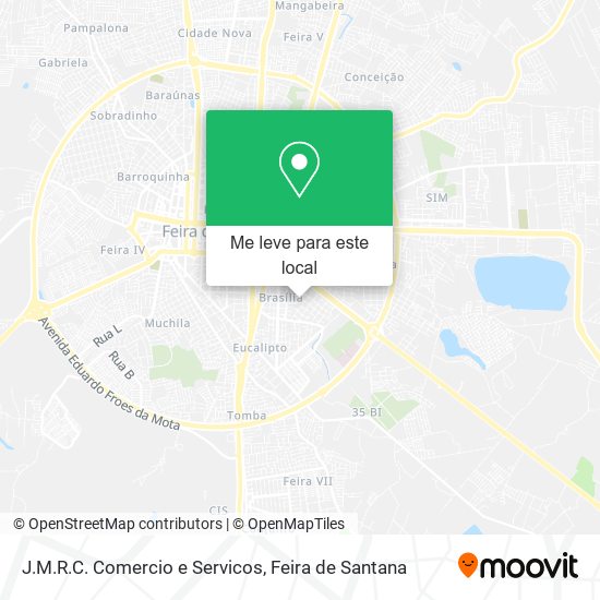 J.M.R.C. Comercio e Servicos mapa