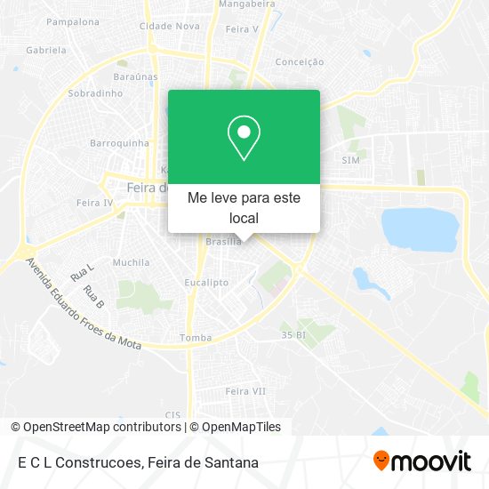 E C L Construcoes mapa