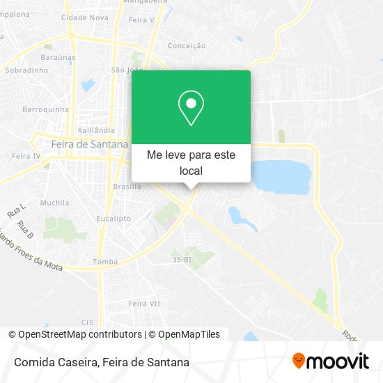 Comida Caseira mapa