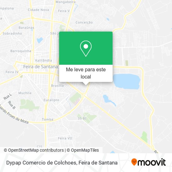 Dypap Comercio de Colchoes mapa