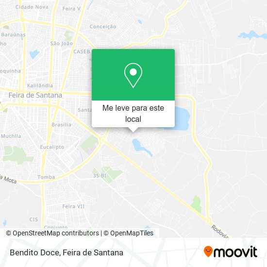 Bendito Doce mapa