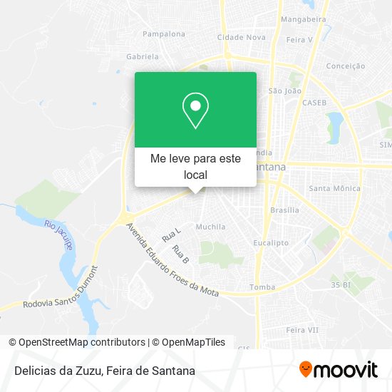 Delicias da Zuzu mapa