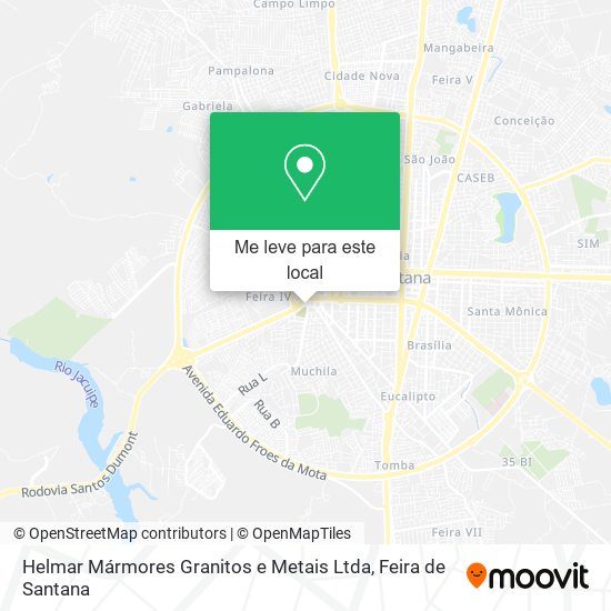 Helmar Mármores Granitos e Metais Ltda mapa