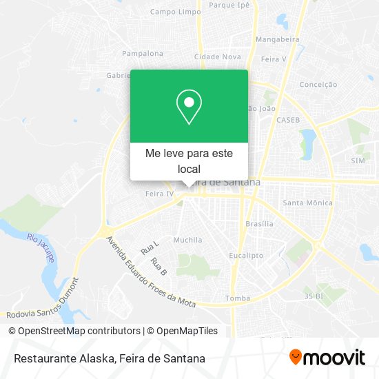 Restaurante Alaska mapa
