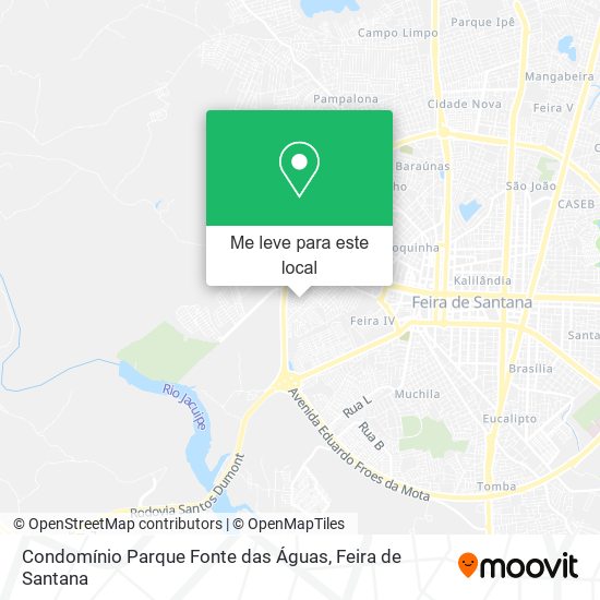 Condomínio Parque Fonte das Águas mapa