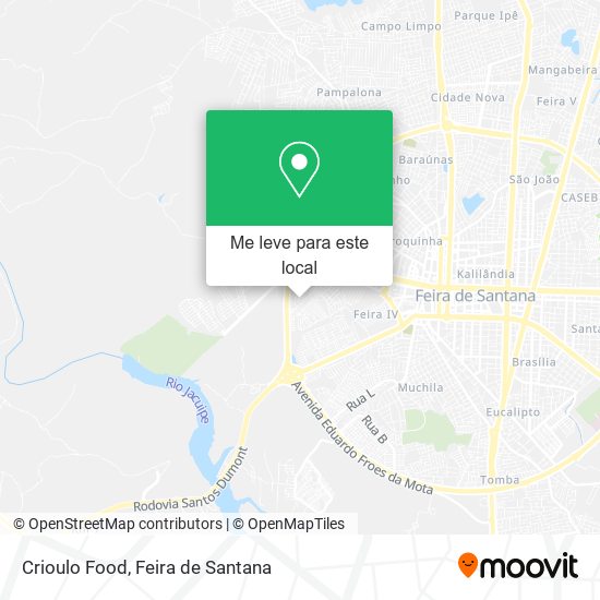 Crioulo Food mapa