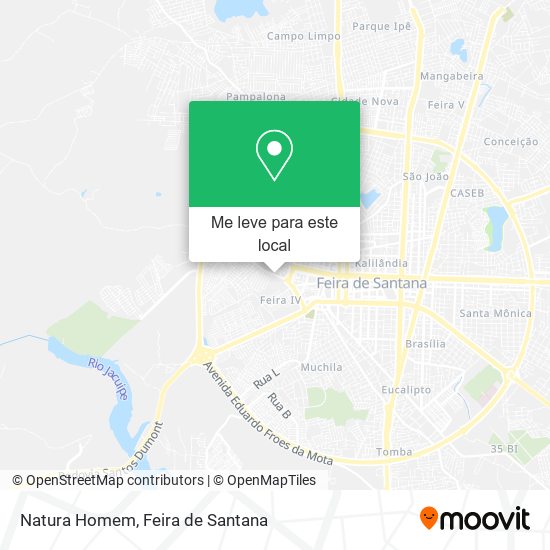 Natura Homem mapa