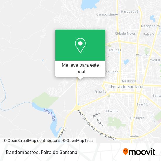 Bandemastros mapa