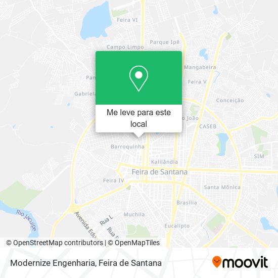 Modernize Engenharia mapa