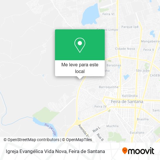Igreja Evangélica Vida Nova mapa