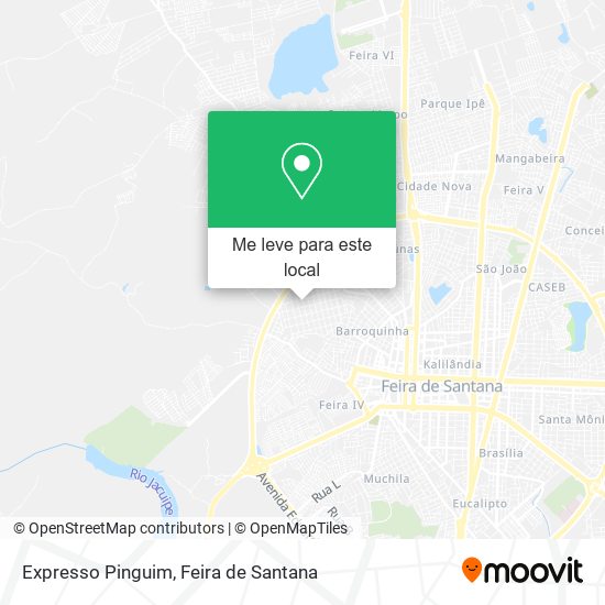 Expresso Pinguim mapa