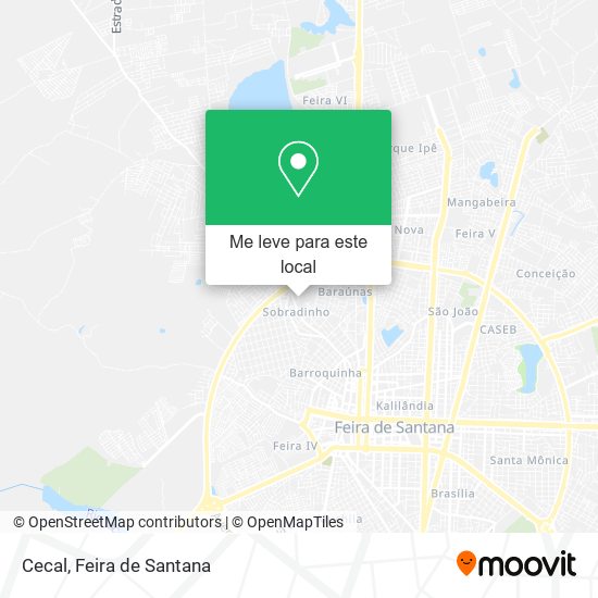 Cecal mapa