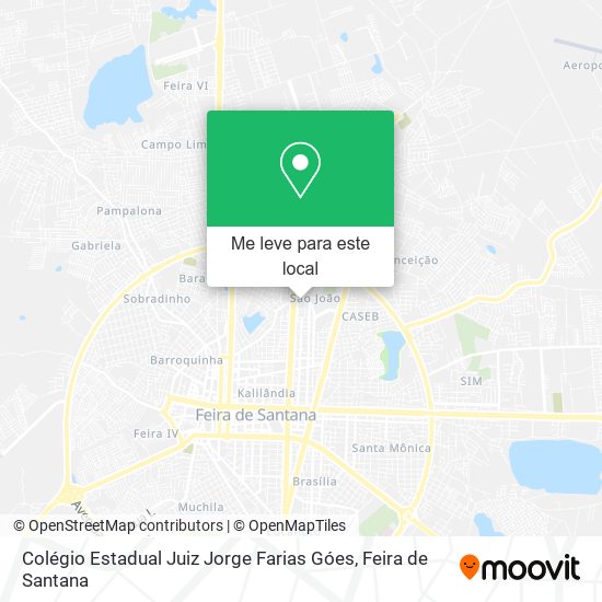 Colégio Estadual Juiz Jorge Farias Góes mapa