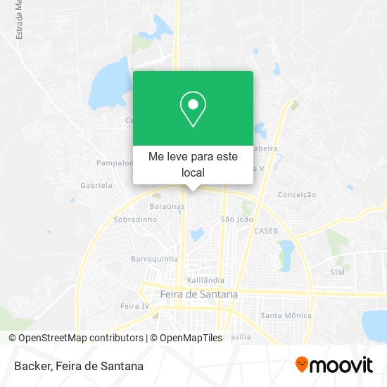 Backer mapa