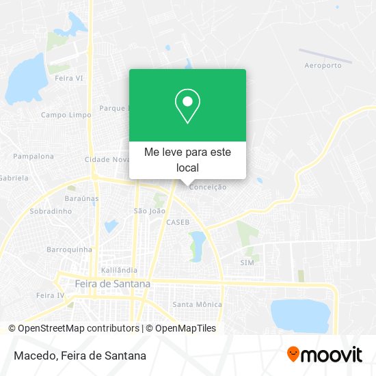 Macedo mapa