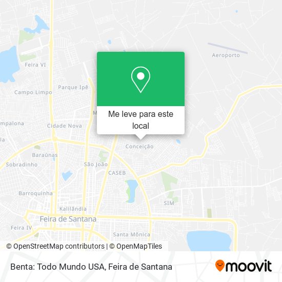 Benta: Todo Mundo USA mapa