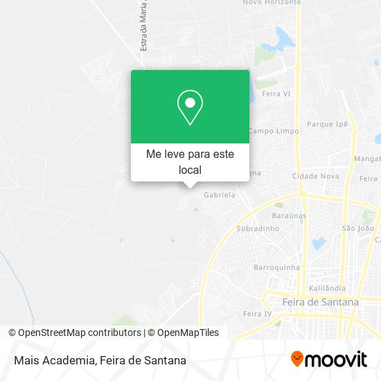 Mais Academia mapa