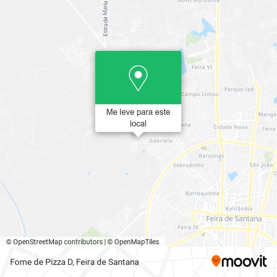 Fome de Pizza D mapa