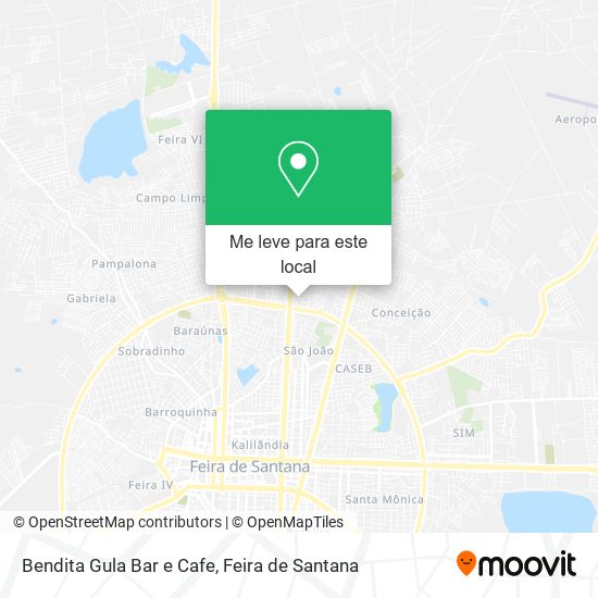 Bendita Gula Bar e Cafe mapa