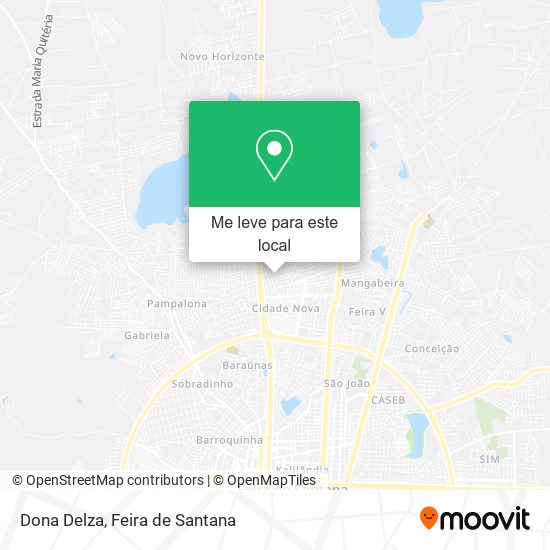 Dona Delza mapa
