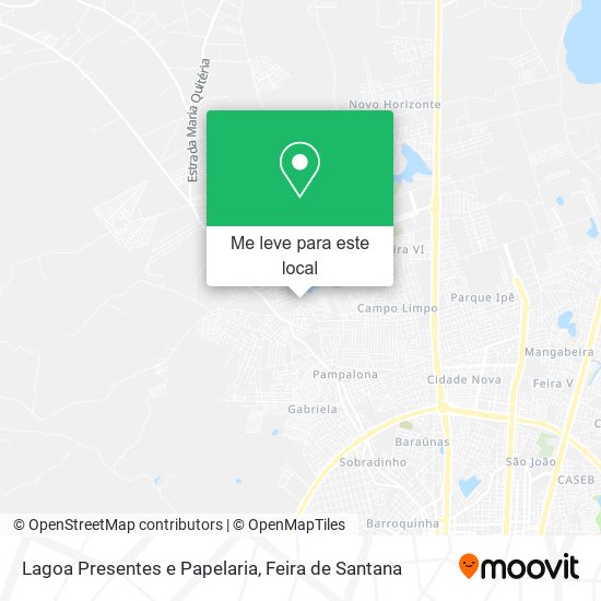 Lagoa Presentes e Papelaria mapa