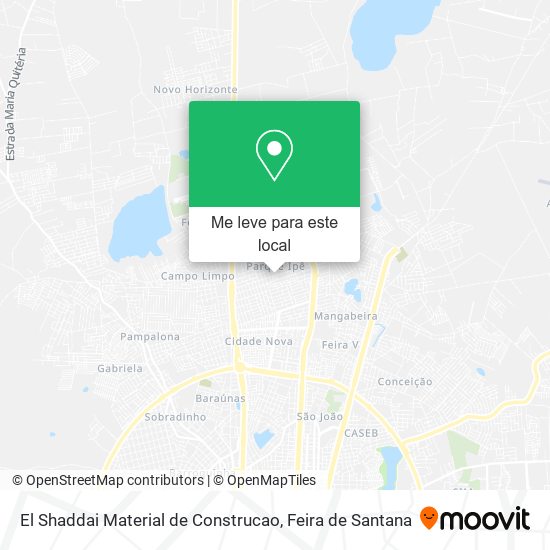 El Shaddai Material de Construcao mapa