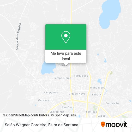 Salão Wagner Cordeiro mapa