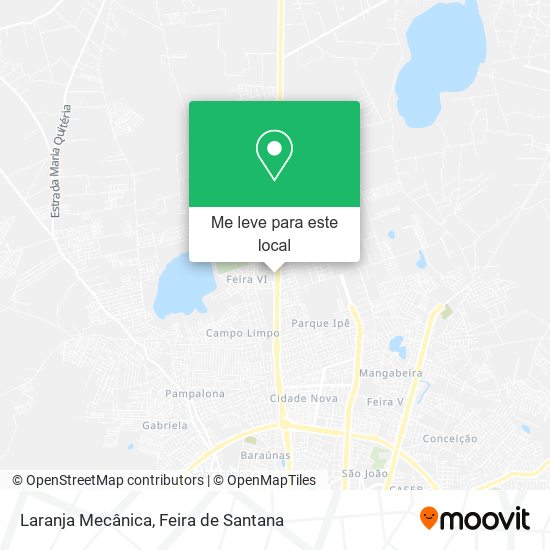 Laranja Mecânica mapa