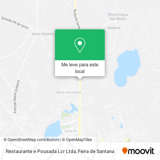 Restaurante e Pousada Lcr Ltda mapa