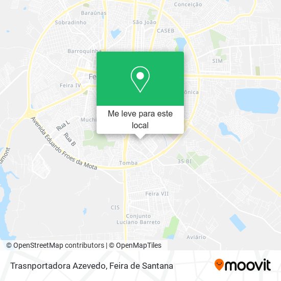 Trasnportadora Azevedo mapa
